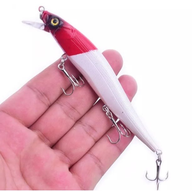 Isca Artificial Meia Água Tripla Fisgada para Dourado Robalo  Trairões Tucunaré(115FKB)