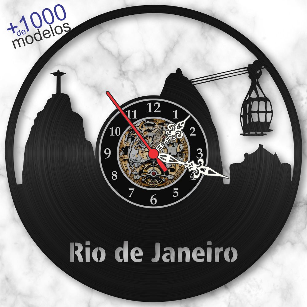 Relógio Rio De Janeiro Cidade Agência Turismo Viagens Vinil em Oferta na Shopee
