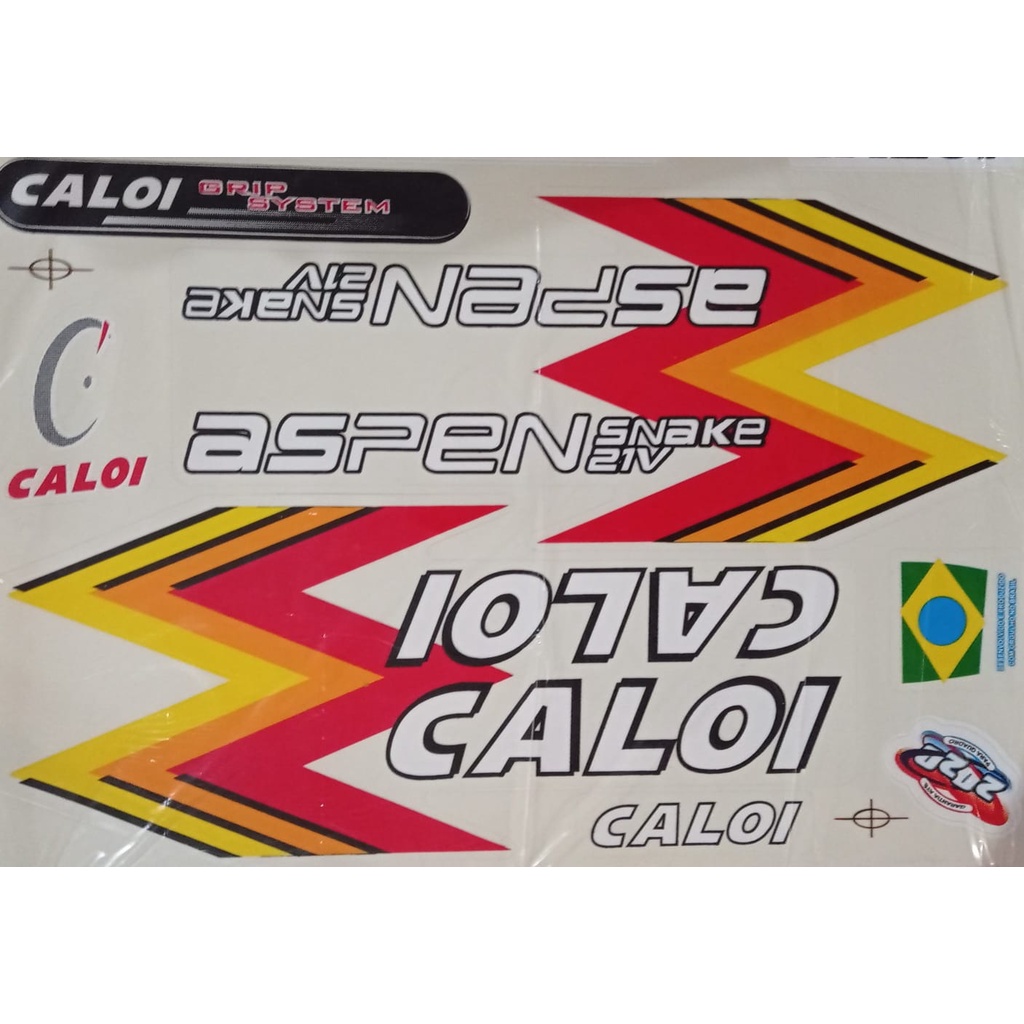 Adesivo Colante Bicicletas Caloi Aspen Snake 21 V Cores