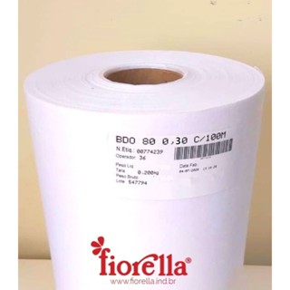 Entretela Fiorella Rolo 100m BDO 80 Bordado Rasgo Fácil 30cmx100m em Oferta na Shopee