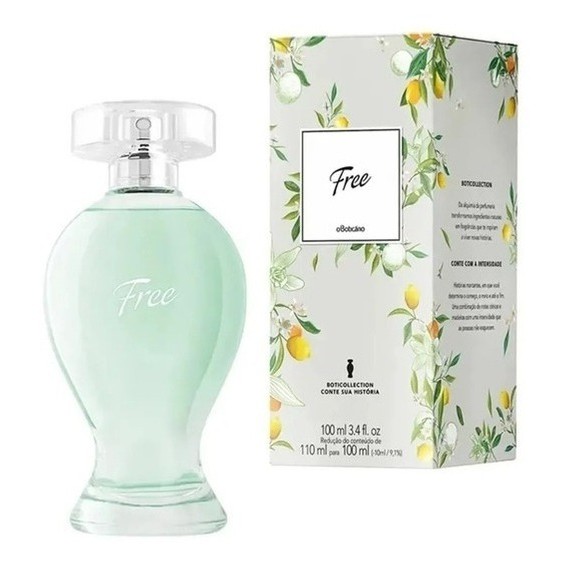Perfume free o boticario 100ml Shopee Brasil
