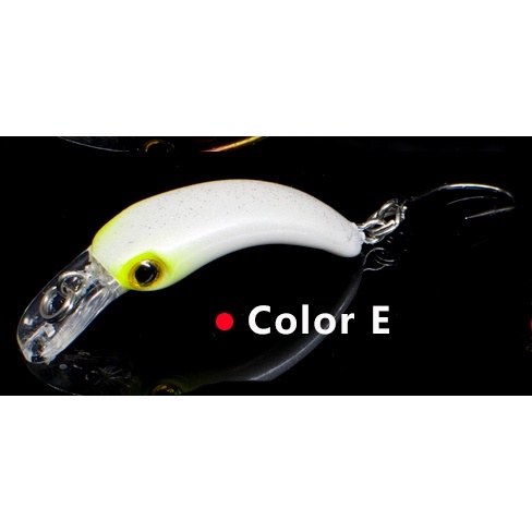 Isca artificial realista meia agua mini minnow 4cm 1,4 gramas com chocalho