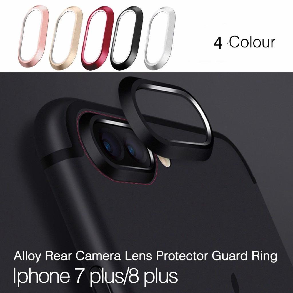 Anel Protetor Da Tampa Traseira Lente Câmera De Liga Leve Para iPhone Apple X 7 8 PLUS