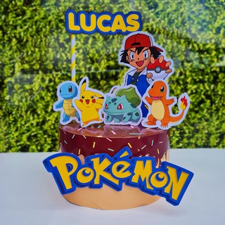 TOPO DE BOLO POKEMON PIKACHU