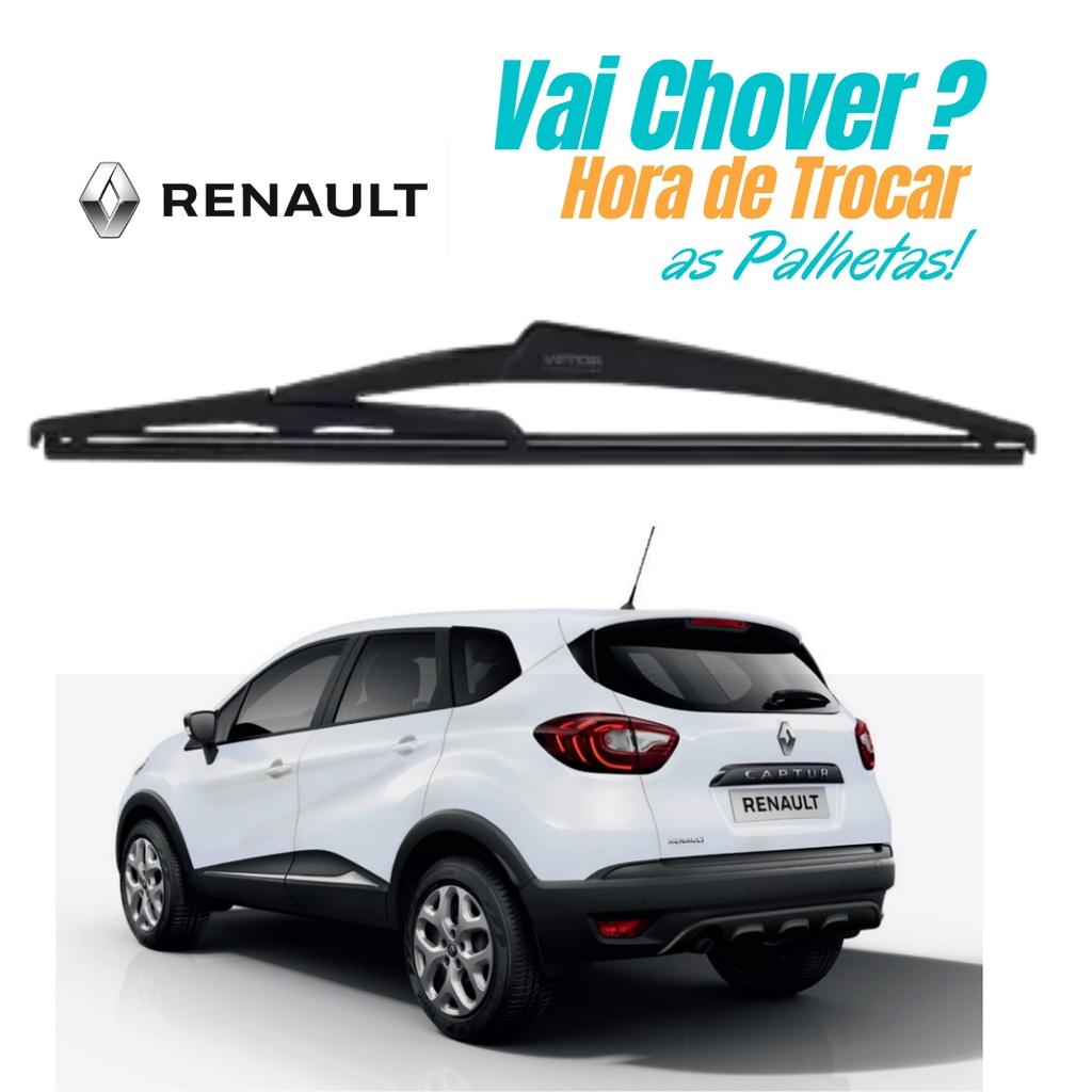 Palheta Limpador Traseiro Renault Captur 2017 2018 2019 2020 2021 PROMOÇÃO
