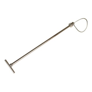 Laço Para Suíno Com Cabo De Aço Sem Trava Niquelado 60cm em Oferta na Shopee