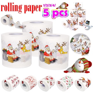 1 Rolos De Papel Higiênico Guardanapo De Feliz Natal Papai Noel Pegadinha Diversão Da Festa De Aniversário Presente Novidade Idéia