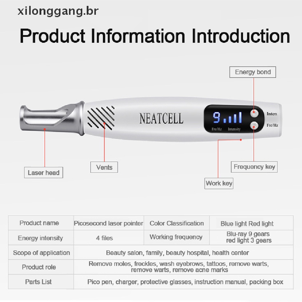 picosecond laser pen red light