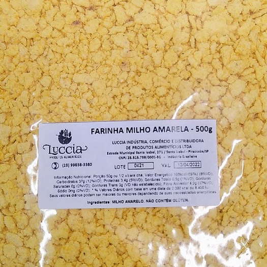 Farinha de Milho Amarela (Flocada) - 500 g, KIT 1 kg e KIT 2 kg em Oferta na Shopee