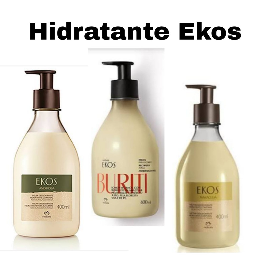 Hidratante Corporal Natura ekos 400ml Maracuja, Ucuba, Buriti e Andiroba |  Shopee Brasil