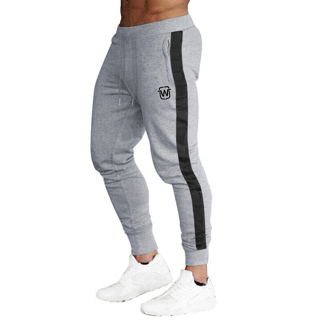 Calça Moletom Masculina Jogger Slim Fit Academia WM14 em Oferta na Shopee