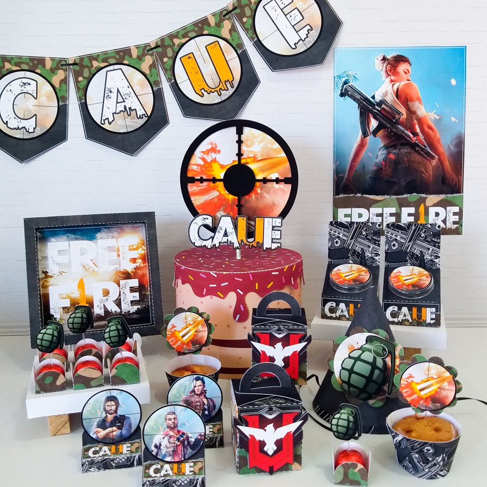 Festa Free Fire 2 (2020) 66 peças