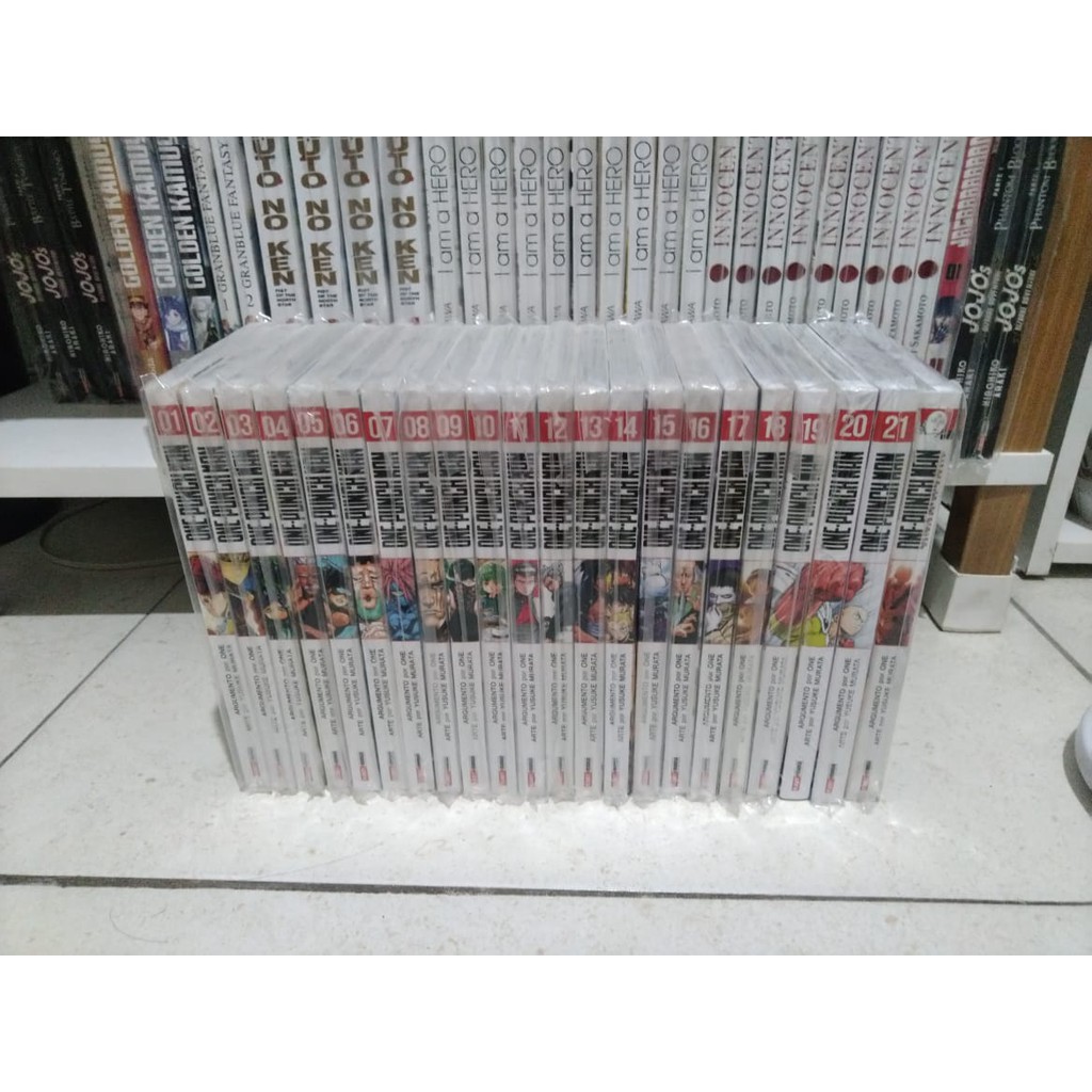 Coleção One Punch Man 1 a 23 + catalogo dos herois