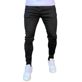 Calça Super Skinny Preta Masculina Jeans