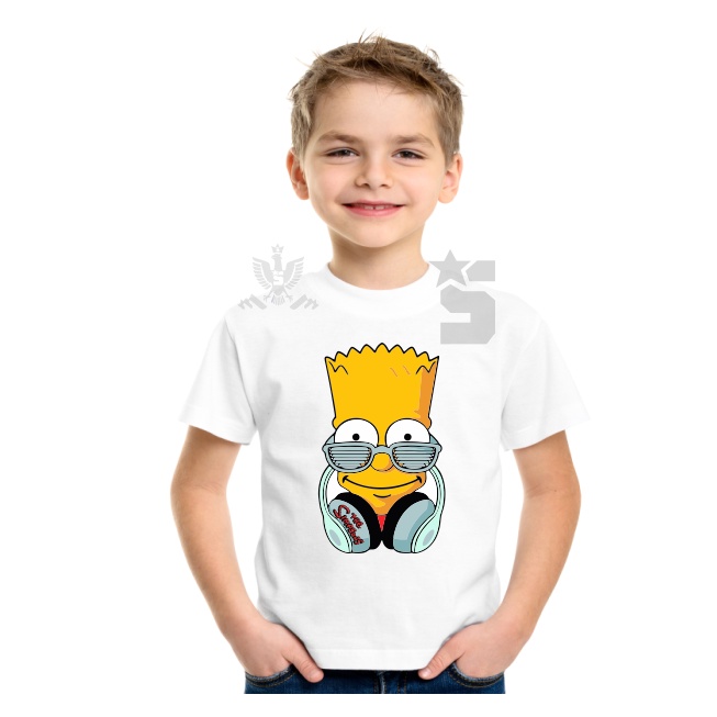 Camiseta Camisa The Simpsons Bart Moda Infantil Desenho Anime Shopee Brasil 8334