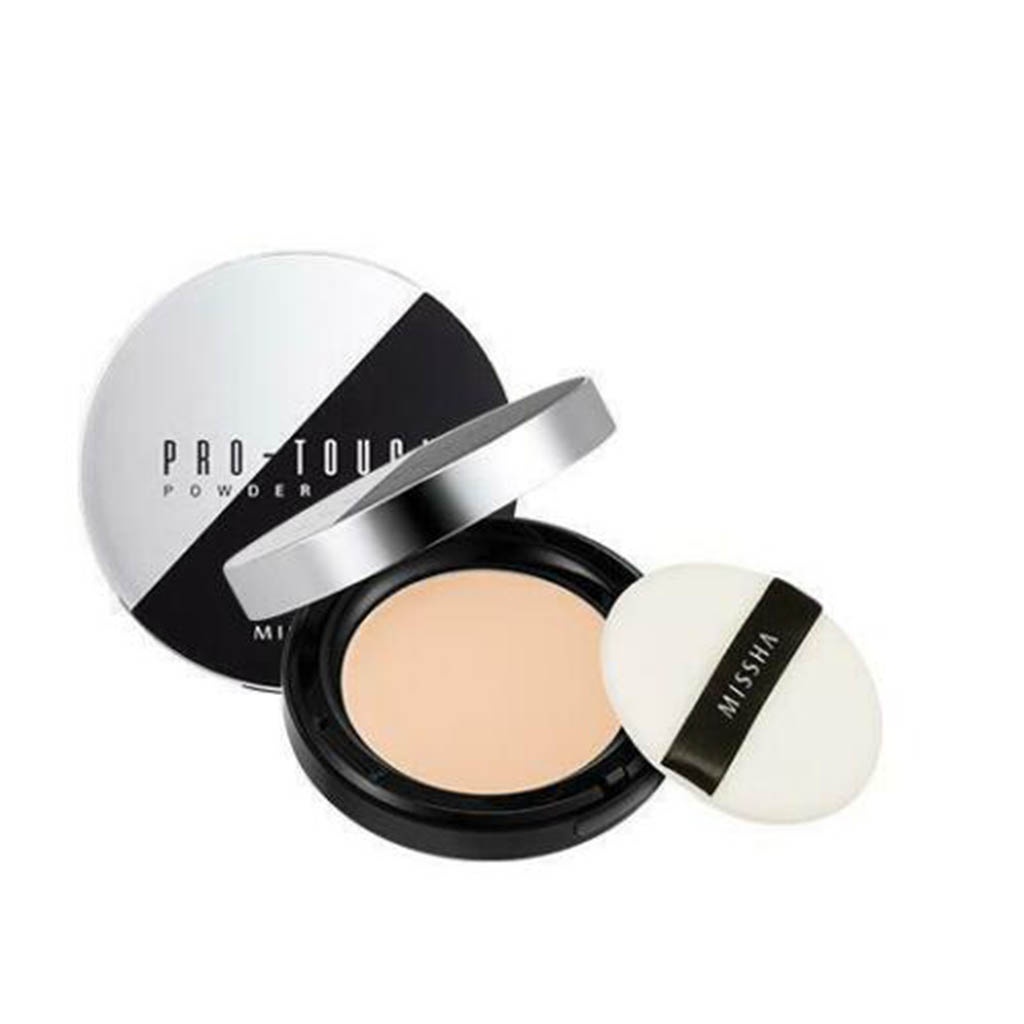 missha pro touch powder pact no.21,23 spf25 pa++ em Oferta na Shopee