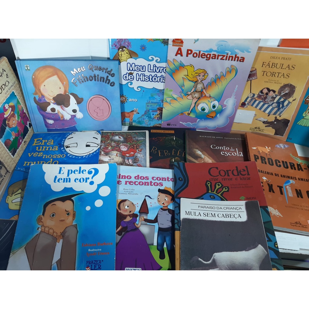 Livros Bom e Barato - Infantil - Diversos - Infanto - Envio aleatório - Sortido - Livro usado, em bom estado - Livro experiência -