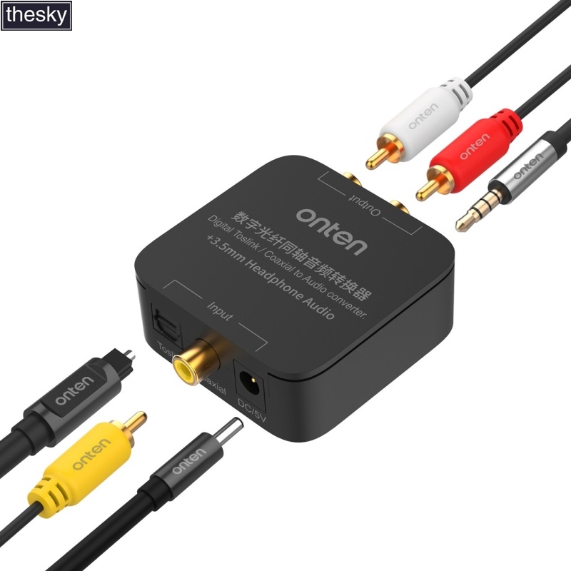 Suporte Para Conversor De Áudio Coaxial Óptico Digital Onten 37506 192K