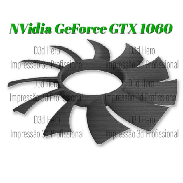 Reparo Cooler Fan Placas de vídeo GPU GTX 1060