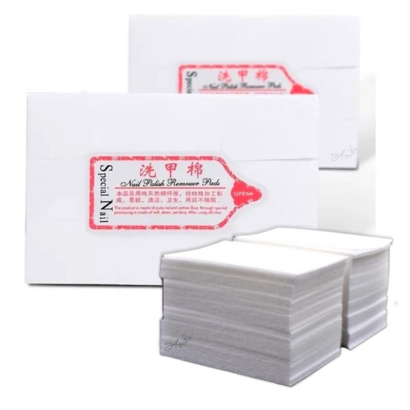 Algodão Prensado Unhas De Gel Natural Japônes 1000un em Oferta na Shopee
