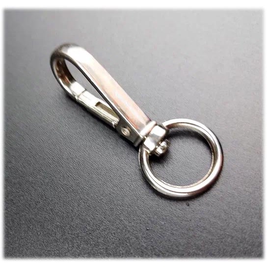 Chaveiro mosquetão pequeno molho chaves em Oferta na Shopee