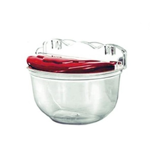 Saleiro De Parede Erca Acrílico unidade cores Branco-vermelho em Oferta na Shopee