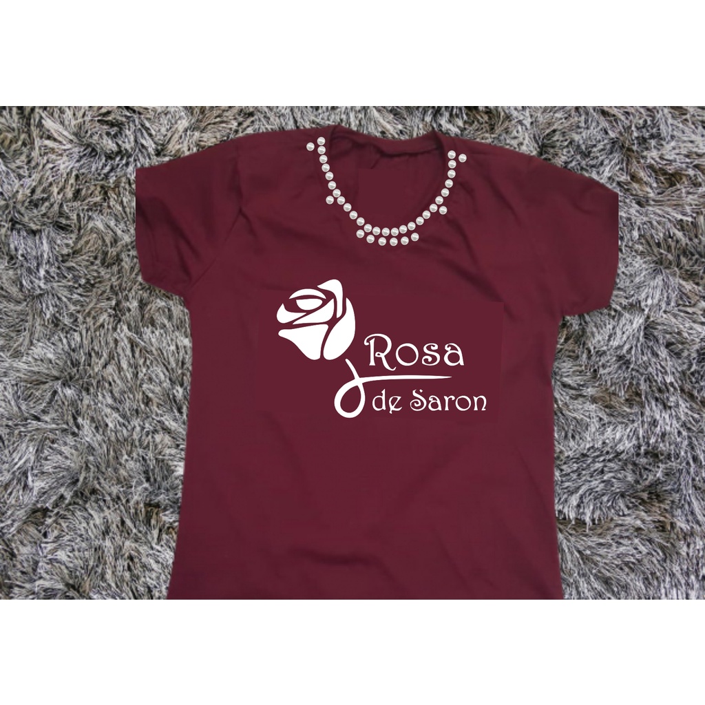 T Shirt Evangelica Blusa Feminina Ousado Amor De Deus Camiseta Com Pérolas