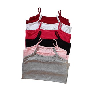 Kit 5 Regatas De Alcinha Blusinha Feminina Básica Lisa