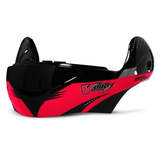 Queixeira do Capacete Completa Pro Tork V-Pro Jet 2 Carbon Acessórios Peças De Reposição