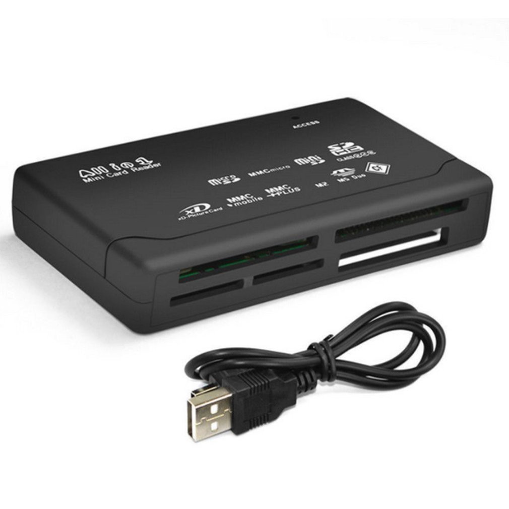 ♥tábua Memory Card Reader 26-IN-1 USB 2.0 For CF XD Security Digital Card MS SDHC