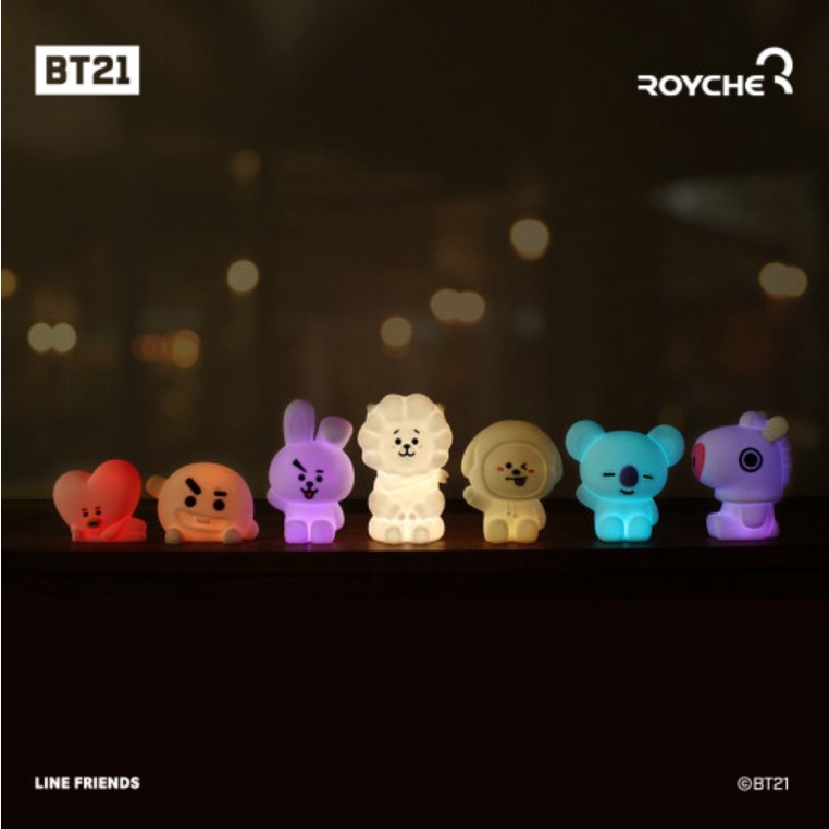 送料無料・選べる4個セット BT21 BTS ポータブル ムードランプ TATA