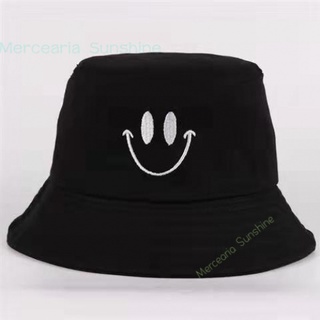 Bone Chapeu Bucket Hat Smile Sorriso Preto Branco Top
