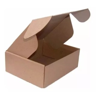 50 Caixas de Papelão 20x16x7 cm Modelo Montável Estilo Sedex em Oferta na Shopee