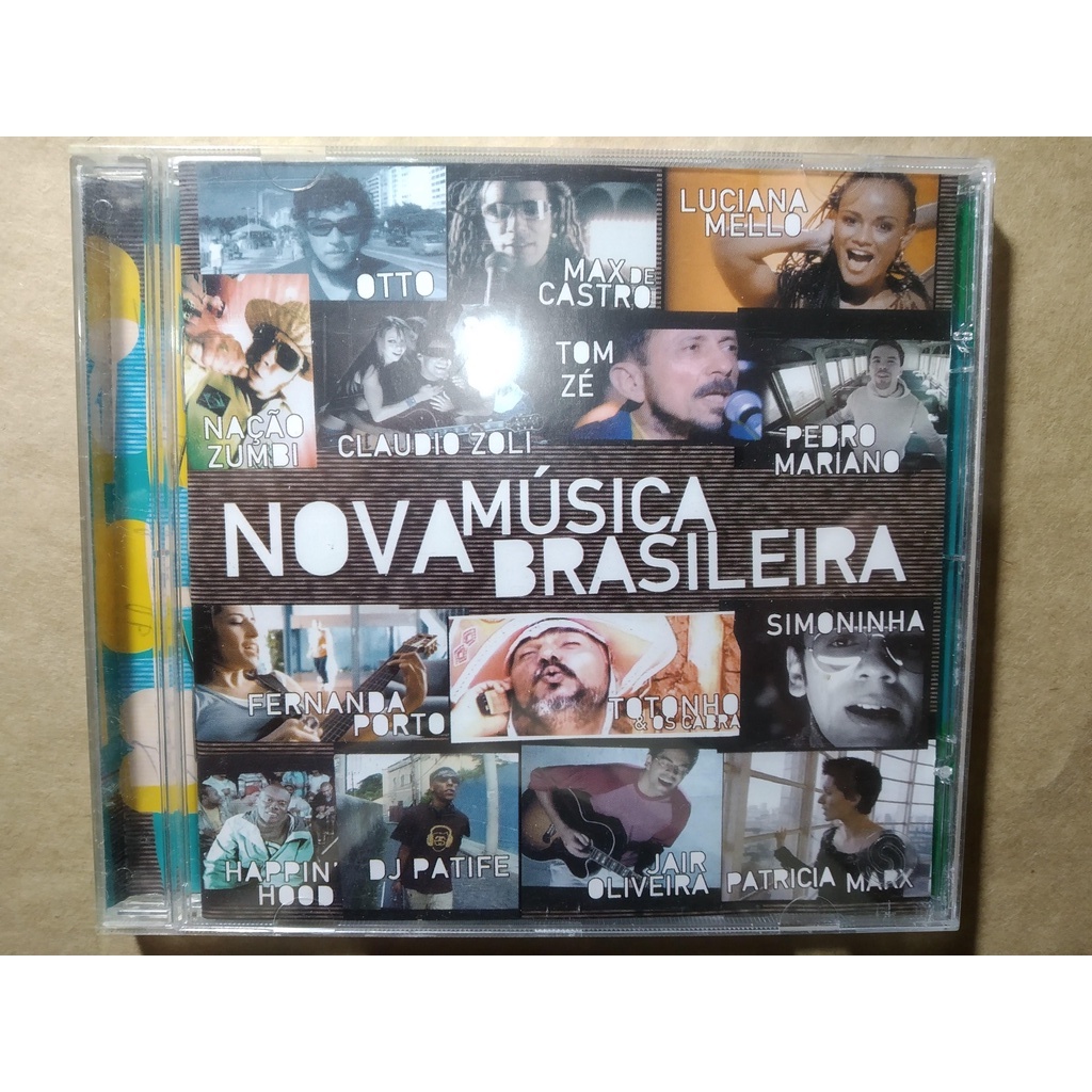 CD Nova Música Brasileira - Nação Zumbi, Claudio Zoli, Tom Zé, Luciana Mello, DJ Patife e outros
