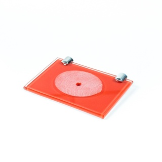 Saboneteira para banheiro em vidro VERMELHO em Oferta na Shopee