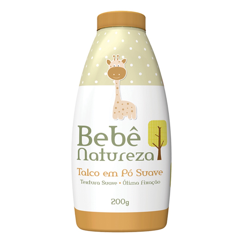 Talco bebe natureza 200g suave baby