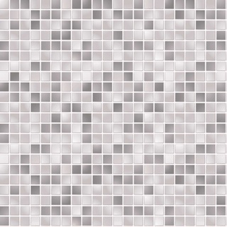 Papel de Parede Cozinha Pastilha Cinza Prata Lavável Banheiro Vinilico Rolo Adesivo Copa Lavabo