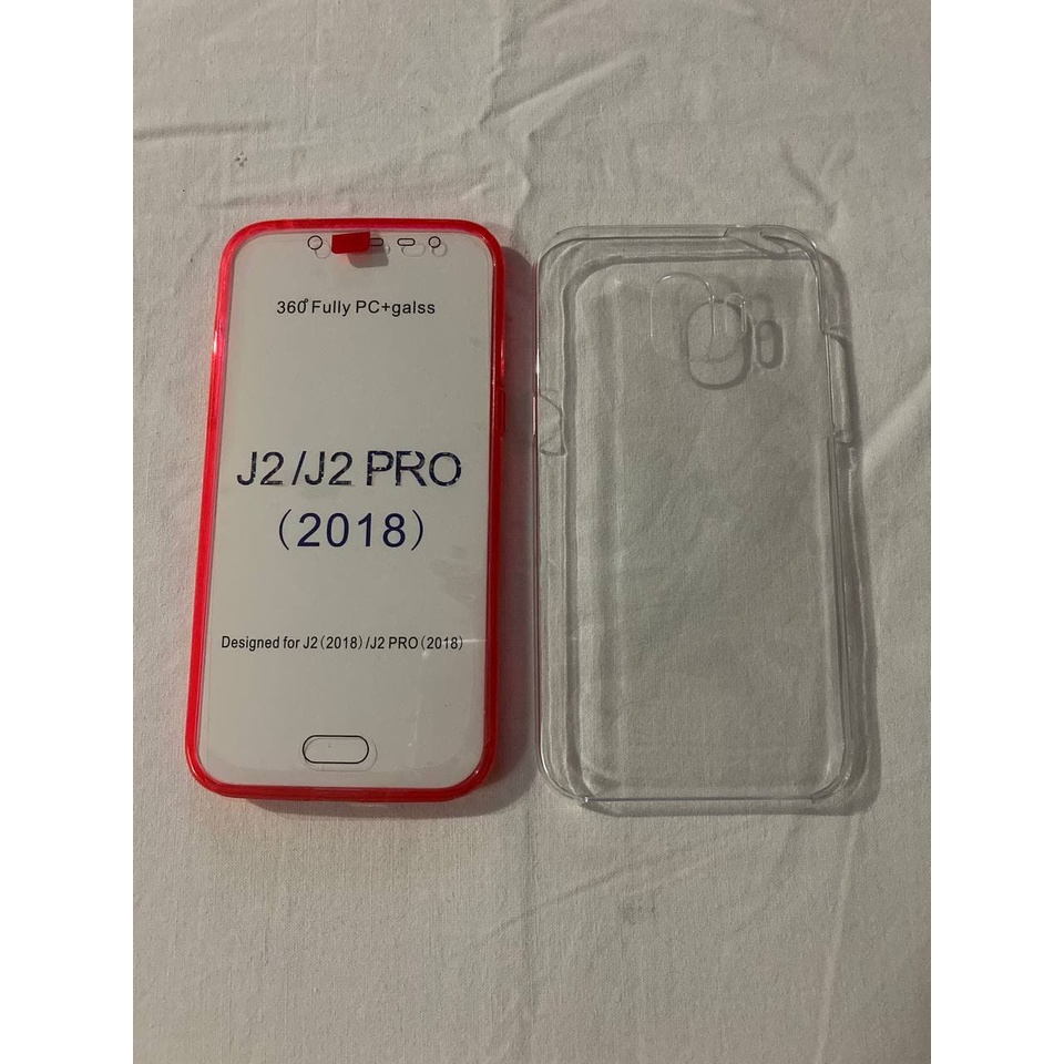capa 360 Samsung Galaxy J2 / J2 PRO / J2 PRO 2018 case modelos Proteção Frente e verso Capinha Transparente