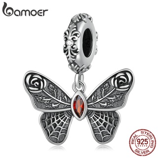 Bamoer 925 Colar Vintage Com Pingente De Borboleta/Acessórios De Moda Para Pulseira Diy BSC587