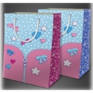Sacola de Papel Colorida Com 10 Unidades 25x17x6cm em Oferta na Shopee