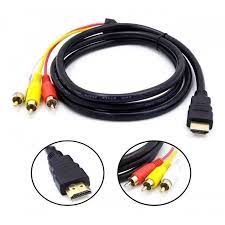 Cabo RCA com HDMI 1.5M Cabos  Central em Oferta na Shopee