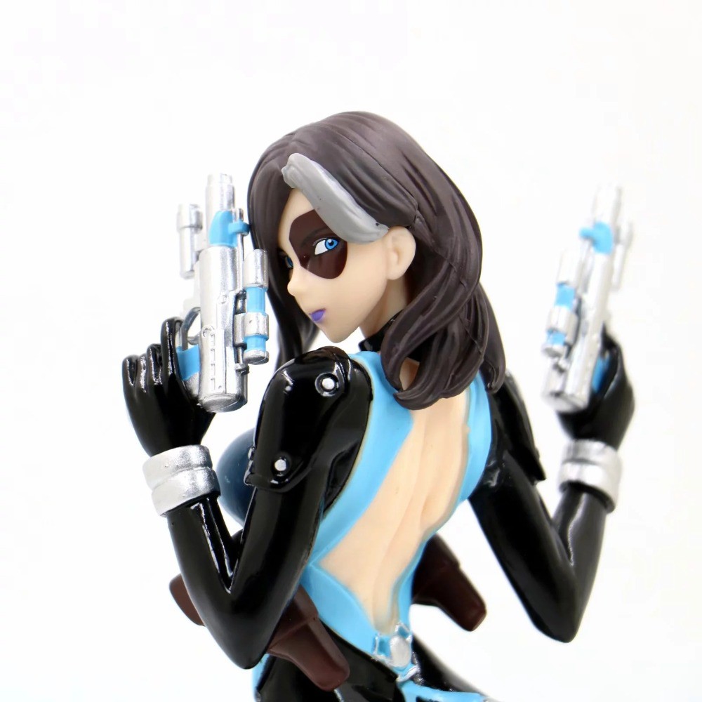 Marvel X-men Domino Neena Thurman Bishoujo Boneco PVC ESCALA 1/7 Brinquedo Colecionável 