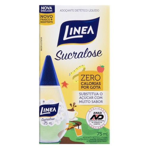 Adoçante Liquido Linea Sucralose em Gotas 75ml