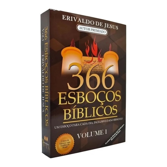 Livro 366 Esboços Bíblicos | Erivaldo de Jesus | Volume 1