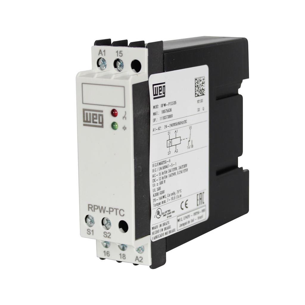 Rele Supervisao Eletronico Sensor Ptc 24-240 Com Sensor