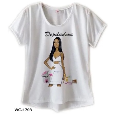 T Shirt Feminina Profissoes Camiseta Cursos Depiladora Blusa