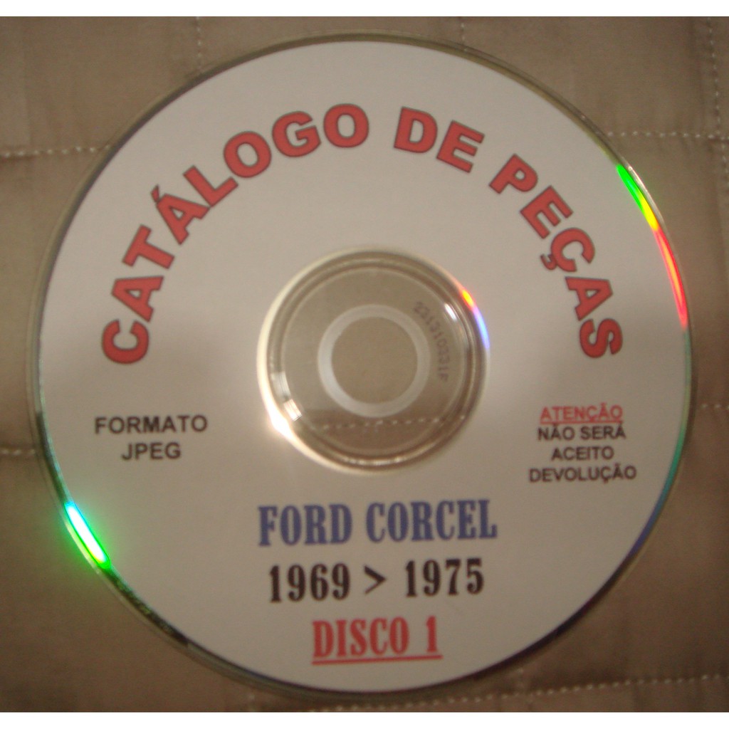 Catálogo De Peças Ford Corcel - 1969 Até 1975 -