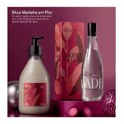 Presente Ekos Natura Madeira Em Flor Kit | Shopee Brasil