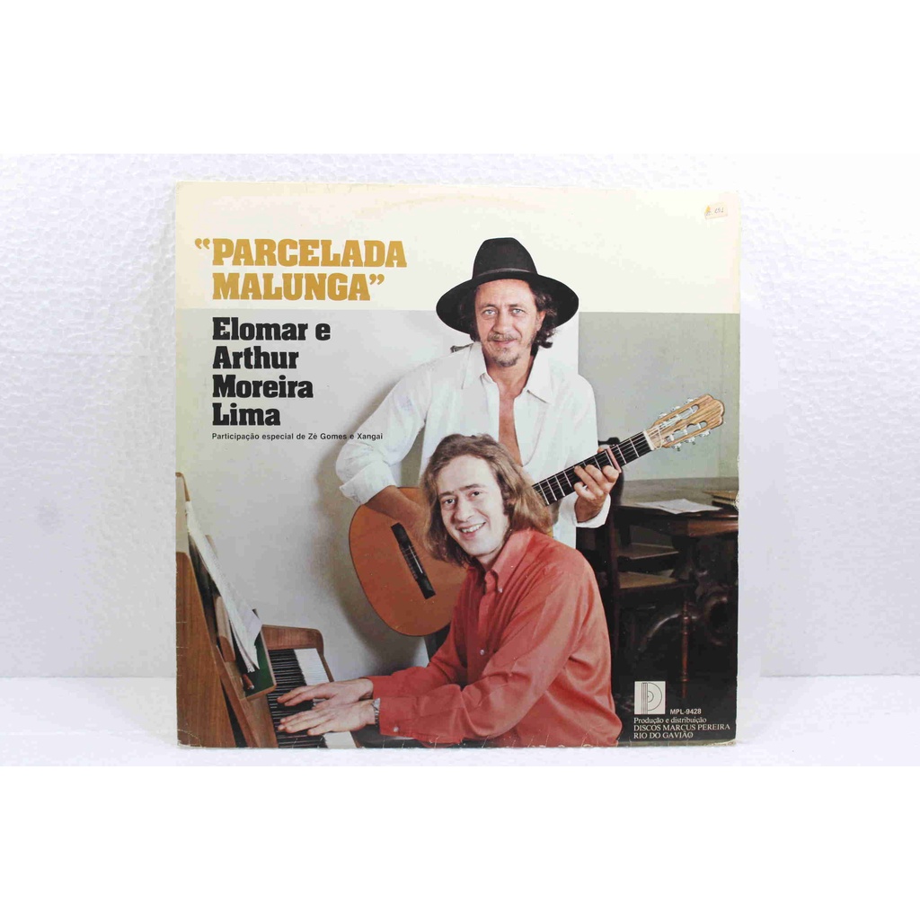 Lp Vinil - Arthur Moreira Lima e Elomar - Parcelada Malunga