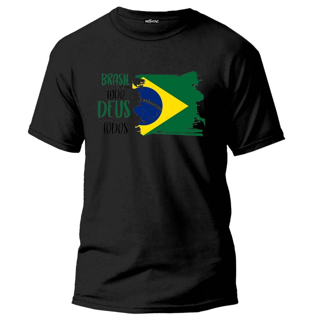 Camiseta Brasil Acima De Tudo Deus Acima De Todos Eleições 2022 Shopee Brasil 8625